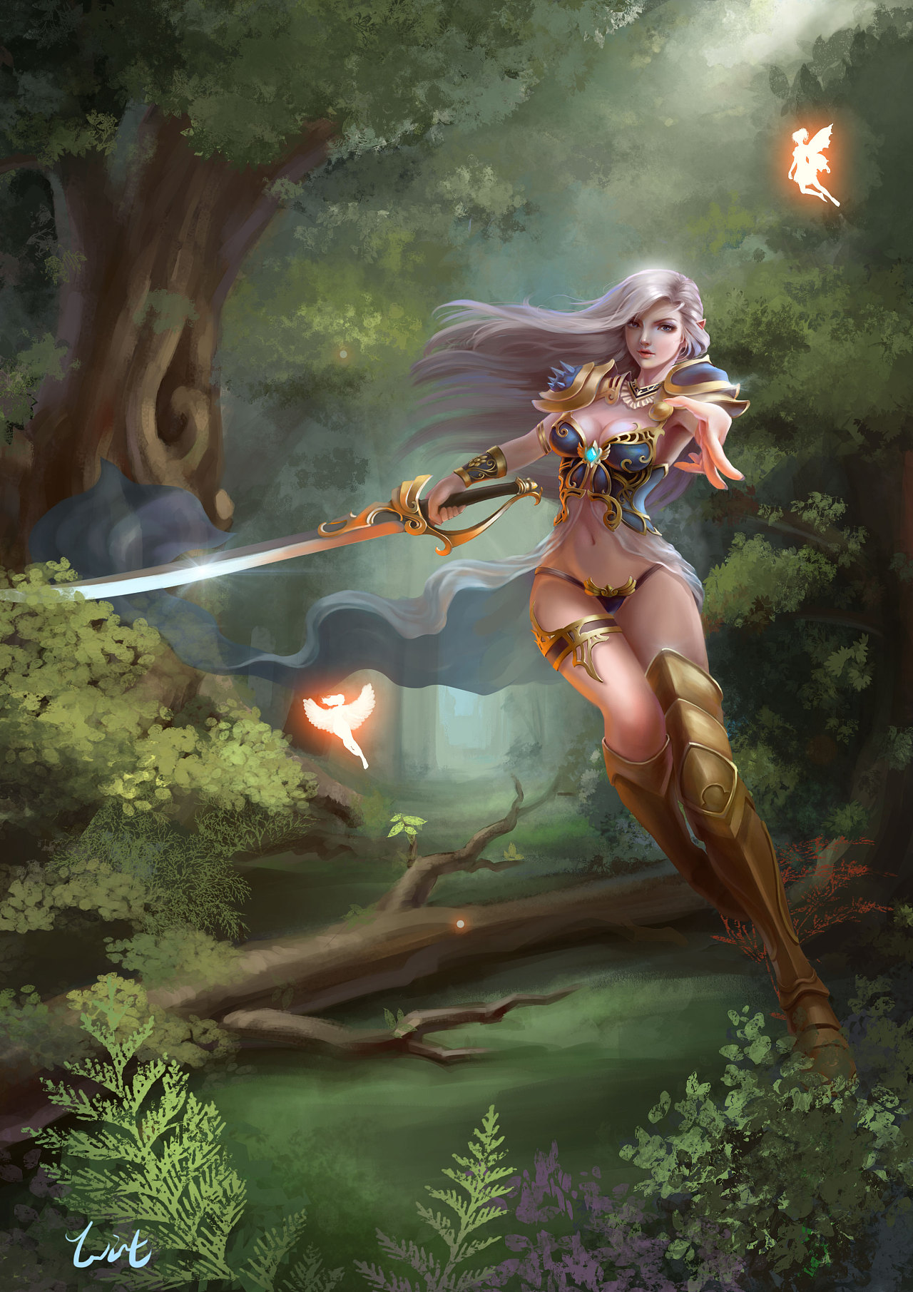 幻想卡牌|插画|游戏原画|wint凡蒿 - 原创作品 - 站酷 (zcool)