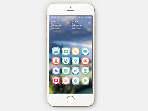 扁平化轻质感图标