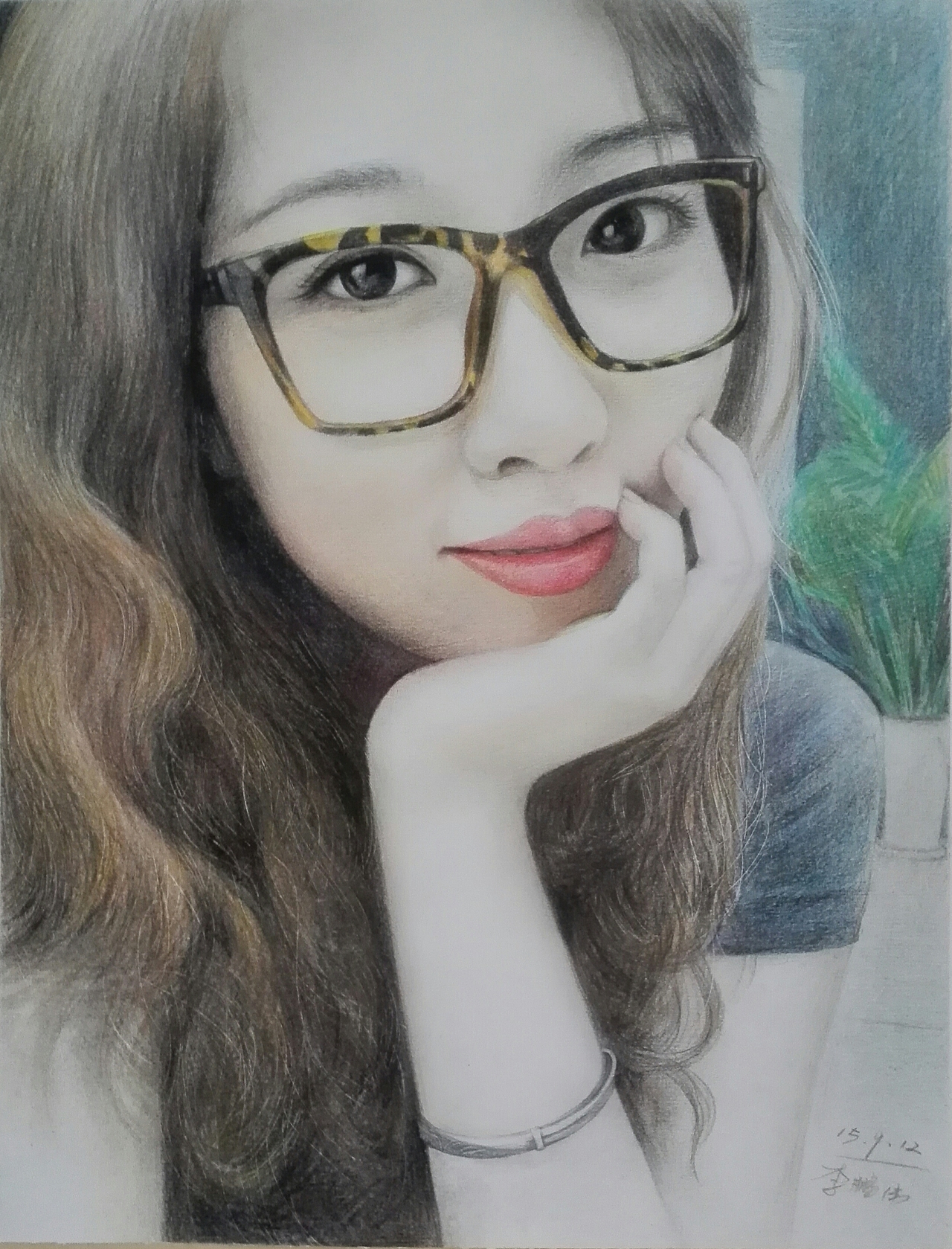 彩铅肖像系列1（图ZNDExNDM5Mjg=） - 绘画 - 站酷设计师秀才0524原创素材 - 站酷ZCOOL