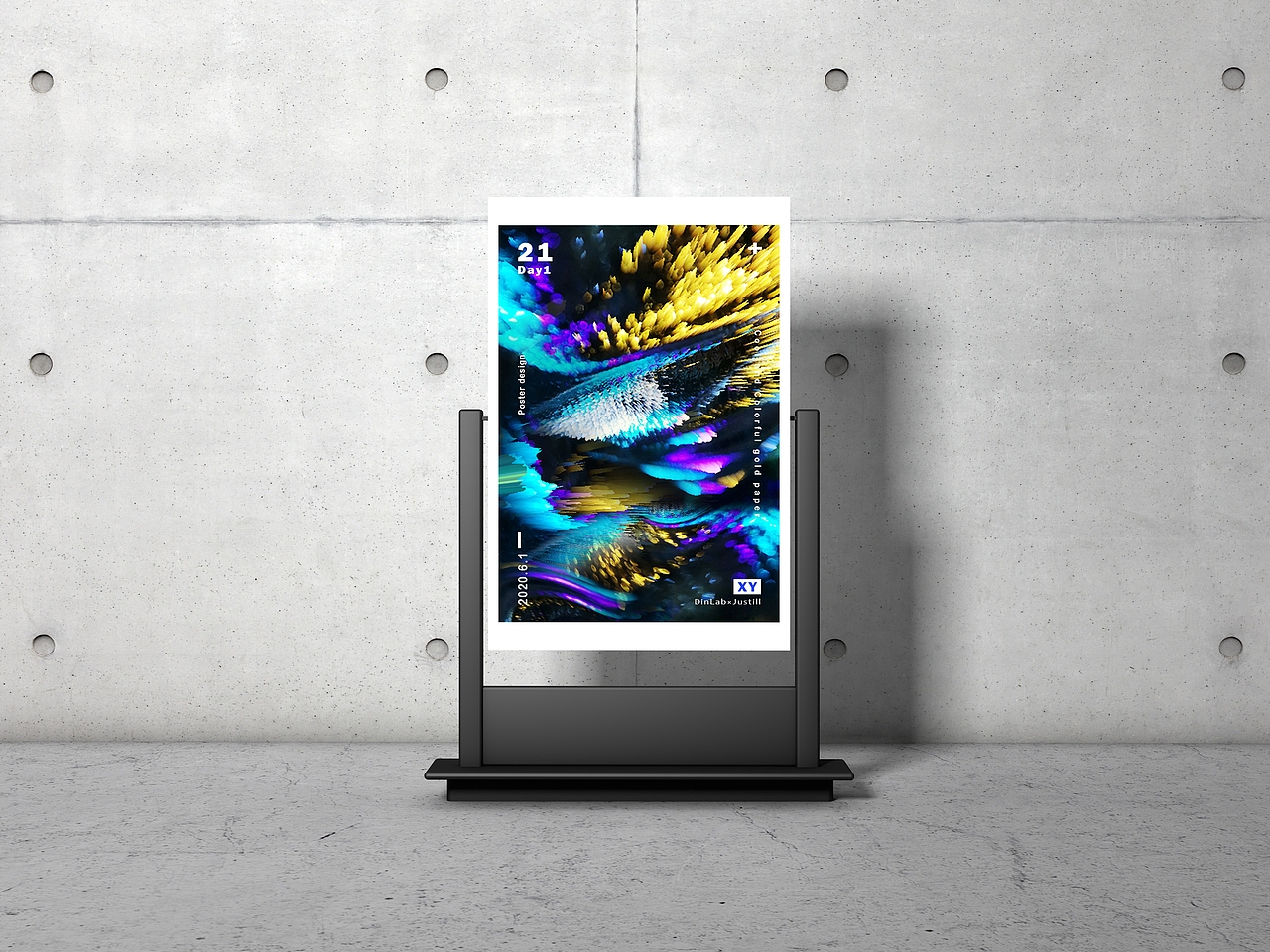 DinLab×Justill海報打卡21天總結(jié)（圖ZMjEyOTk4NTA4） - 海報 - 站酷設(shè)計師小月王俞原創(chuàng)素材 - 站酷ZCOOL