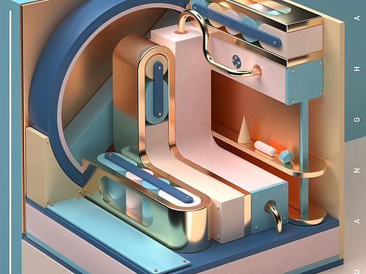 C4D个人练习作品2