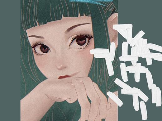 插画设计/悪い女の子