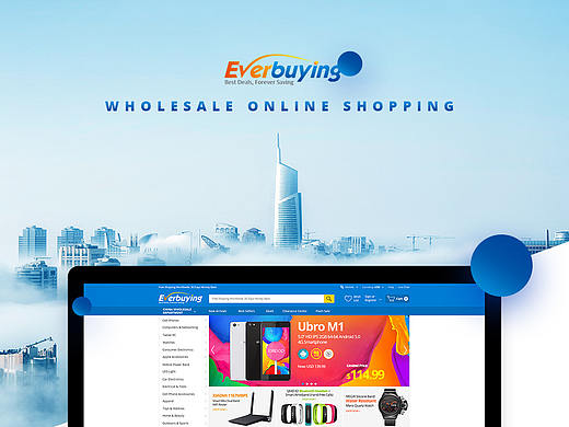 Everbuying 电商网页设计 Redesign