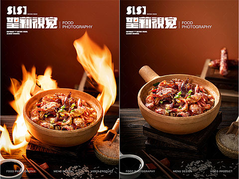 粤式煲仔饭拍摄