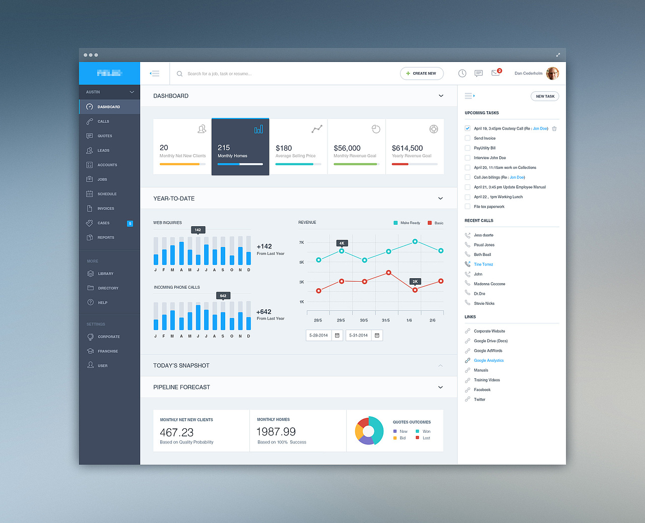 pc端数据展示网页临摹
