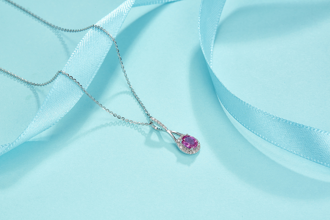 商业珠宝青色场景摄影拍摄