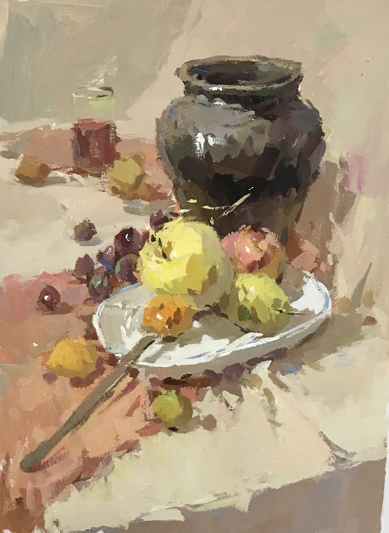 色彩静物写生（图ZMTg1MzU0Nzk2） - 绘画 - 站酷设计师橘猫爱手绘原创素材 - 站酷ZCOOL