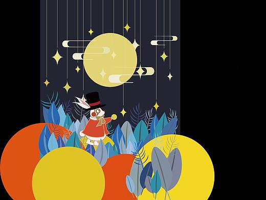 街景，小兔寻月，海滨汽车