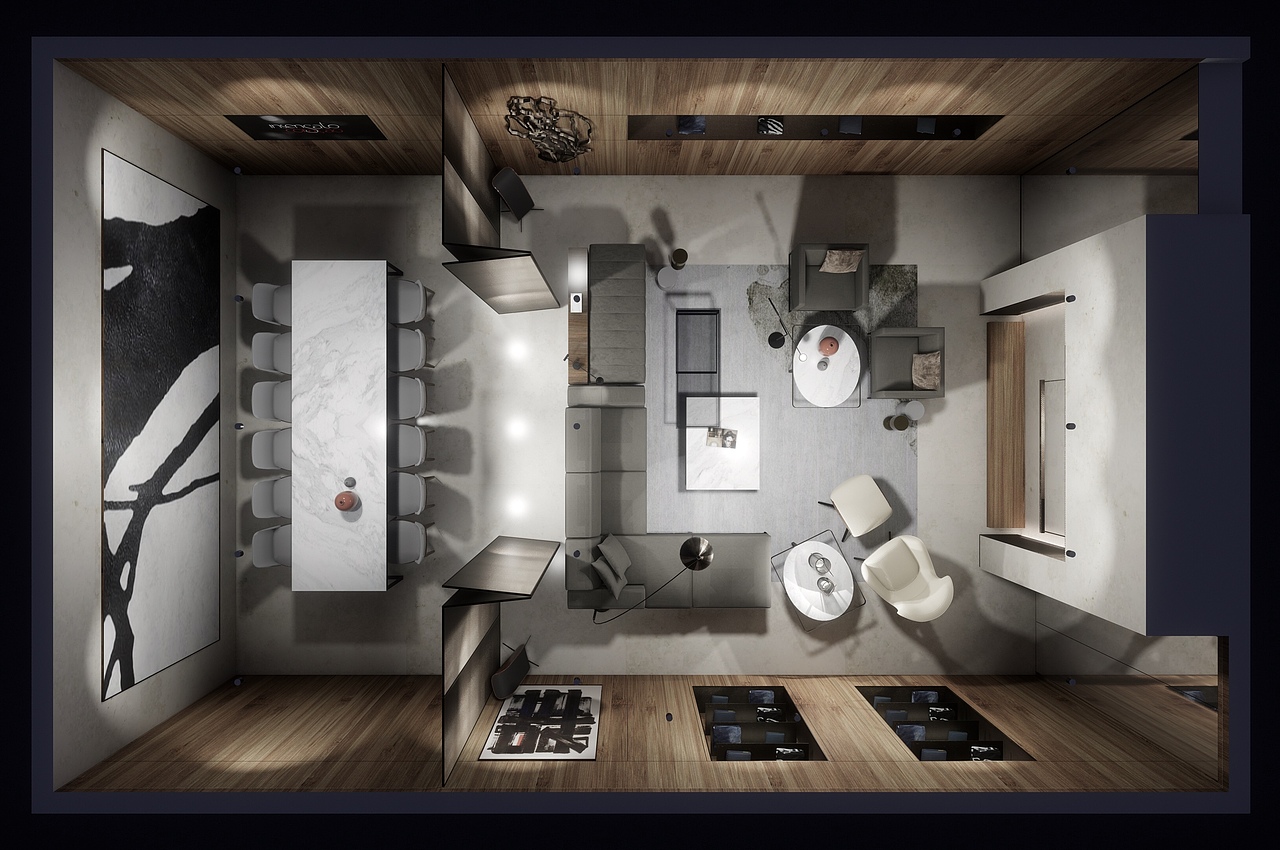 上海御梵美学空间设计-VIP室效果表现