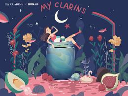 「my CLARINS尋找天然好食肌」