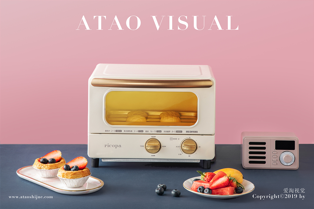 烤箱 烤箱模特拍摄 家居小电器 | 凡仟文化（图ZMjAzMzc4OTcy） - 产品摄影 - 站酷设计师凡仟文化原创素材 - 站酷ZCOOL