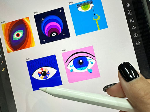 眼睛👀主题～插画学习