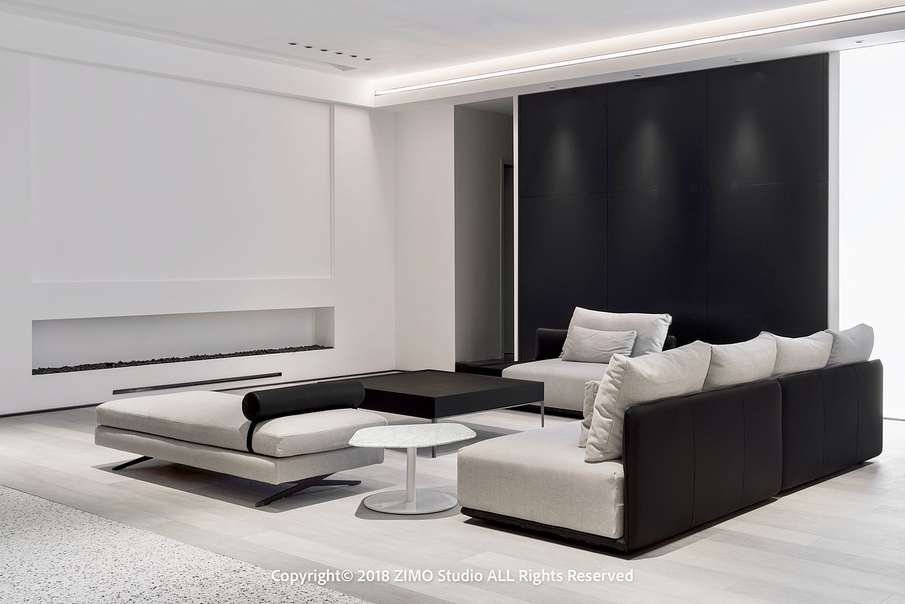 ZIMO摄影 x 天汇设计 | 黑白极简空间