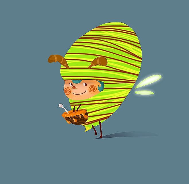 蜜蜂吉祥物（图ZMTY5MjAwMzIw） - IP形象 - 站酷设计师微笑星光原创素材 - 站酷ZCOOL