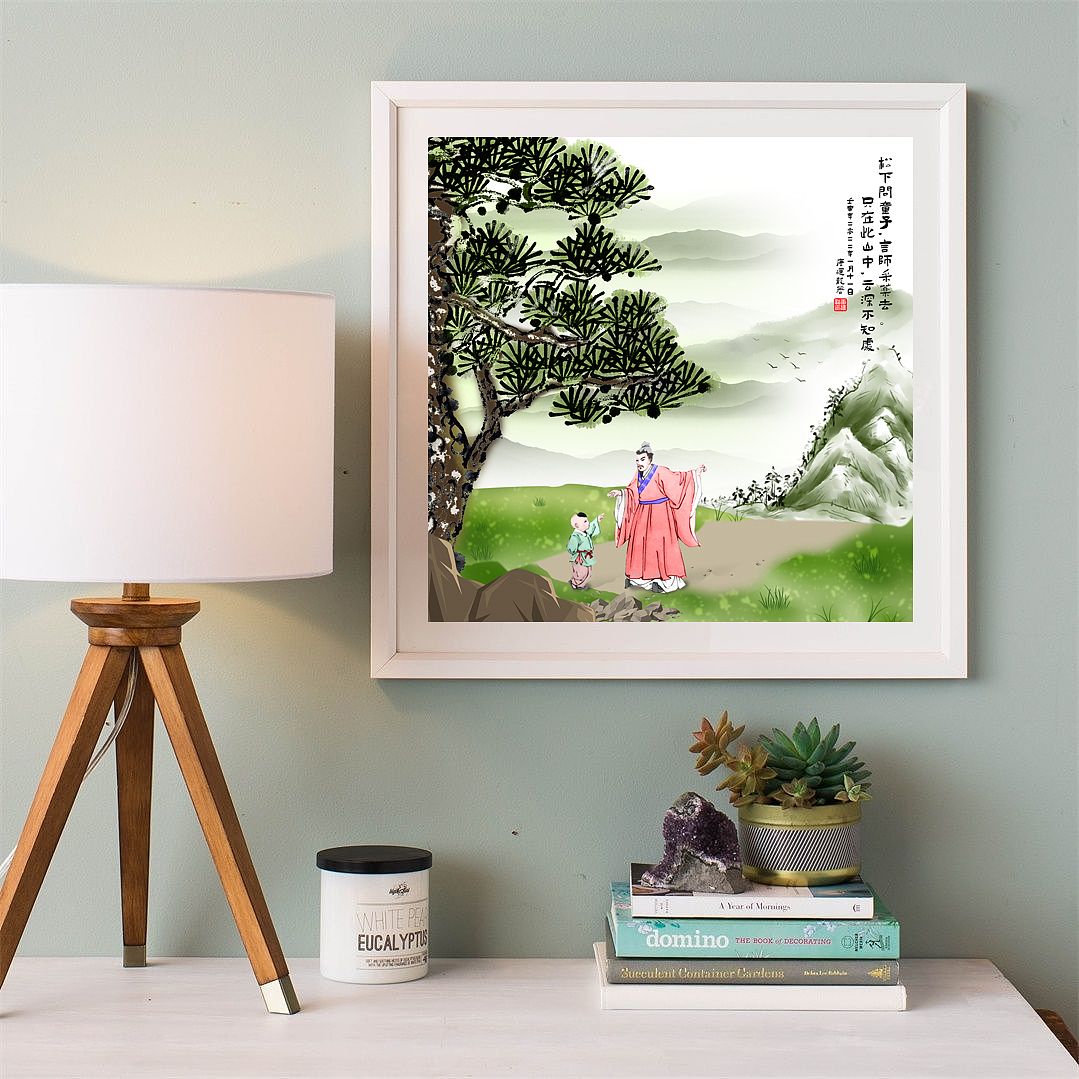 国风插画（图ZMjg0ODY4NjUy） - 艺术插画 - 站酷设计师唐运龙原创素材 - 站酷ZCOOL