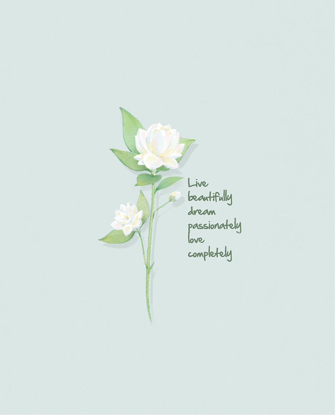 花间短歌 花卉插图