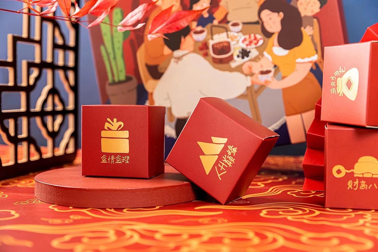 原创:手绘黑糖姜茶礼盒包装设计