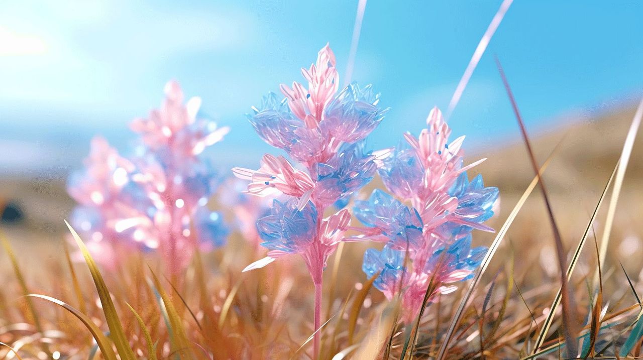 Ai水晶花壁纸（图ZMzQyMjI0OTg4） - 概念设定 - 站酷设计师风吹木子原创素材 - 站酷ZCOOL