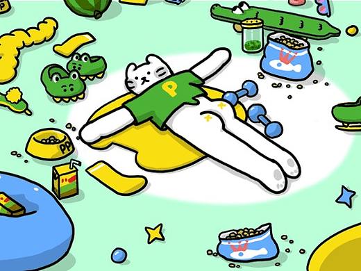 屁屁猫2微信表情