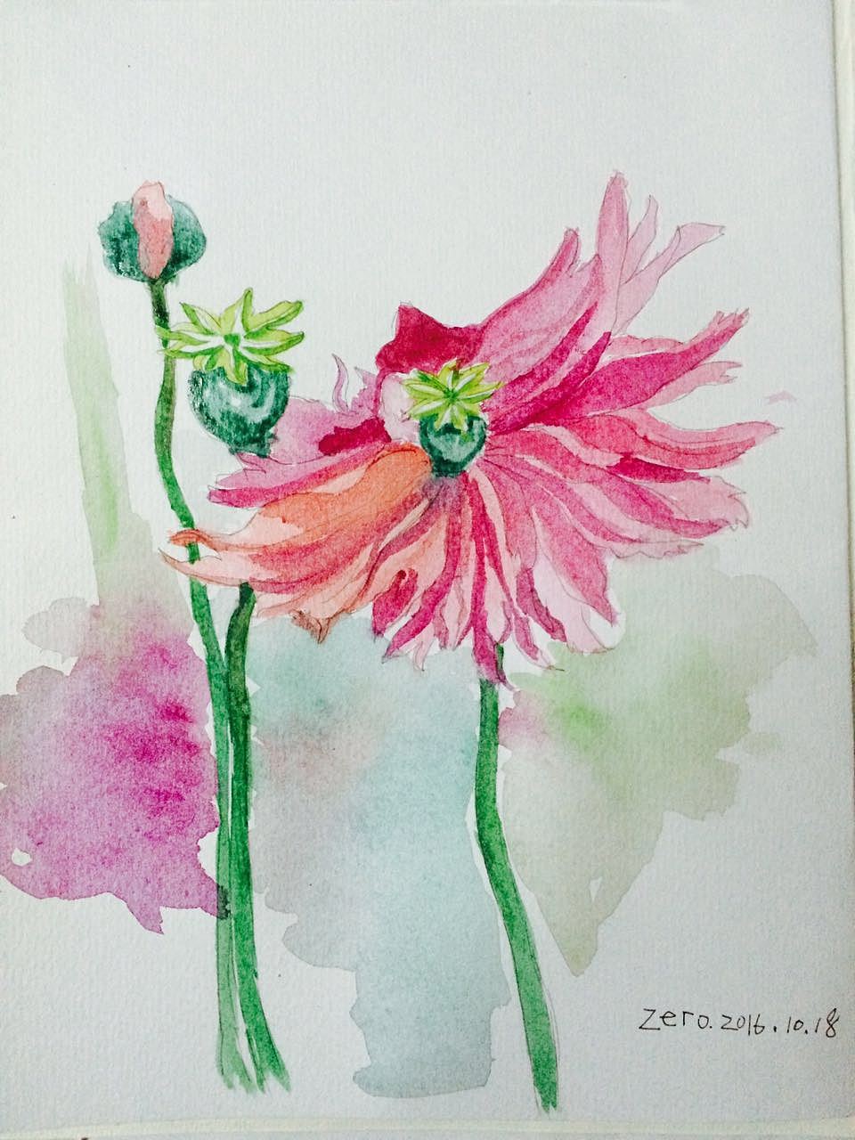 水粉和水彩之插画练习