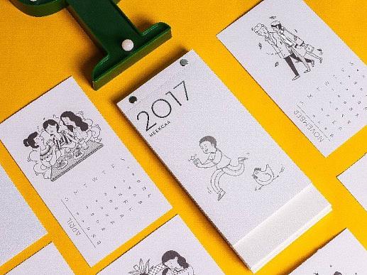 2017日历作品