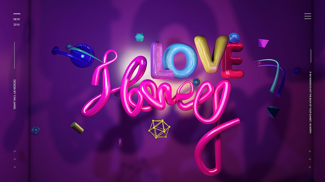 三维字体（图ZMTU1ODU0MzQw） - 其他三维 - 站酷设计师夏木_原创素材 - 站酷ZCOOL