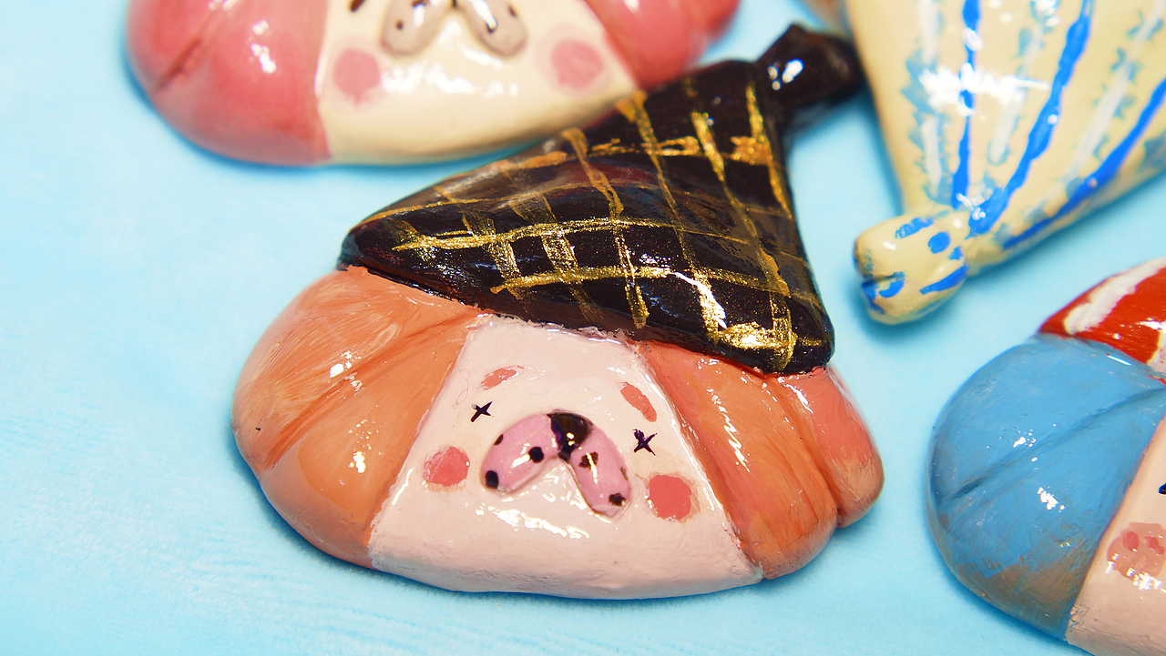 石粉黏土 手工小物件集合01|手工艺|其他手工艺|蚊多多_原创作品-站酷