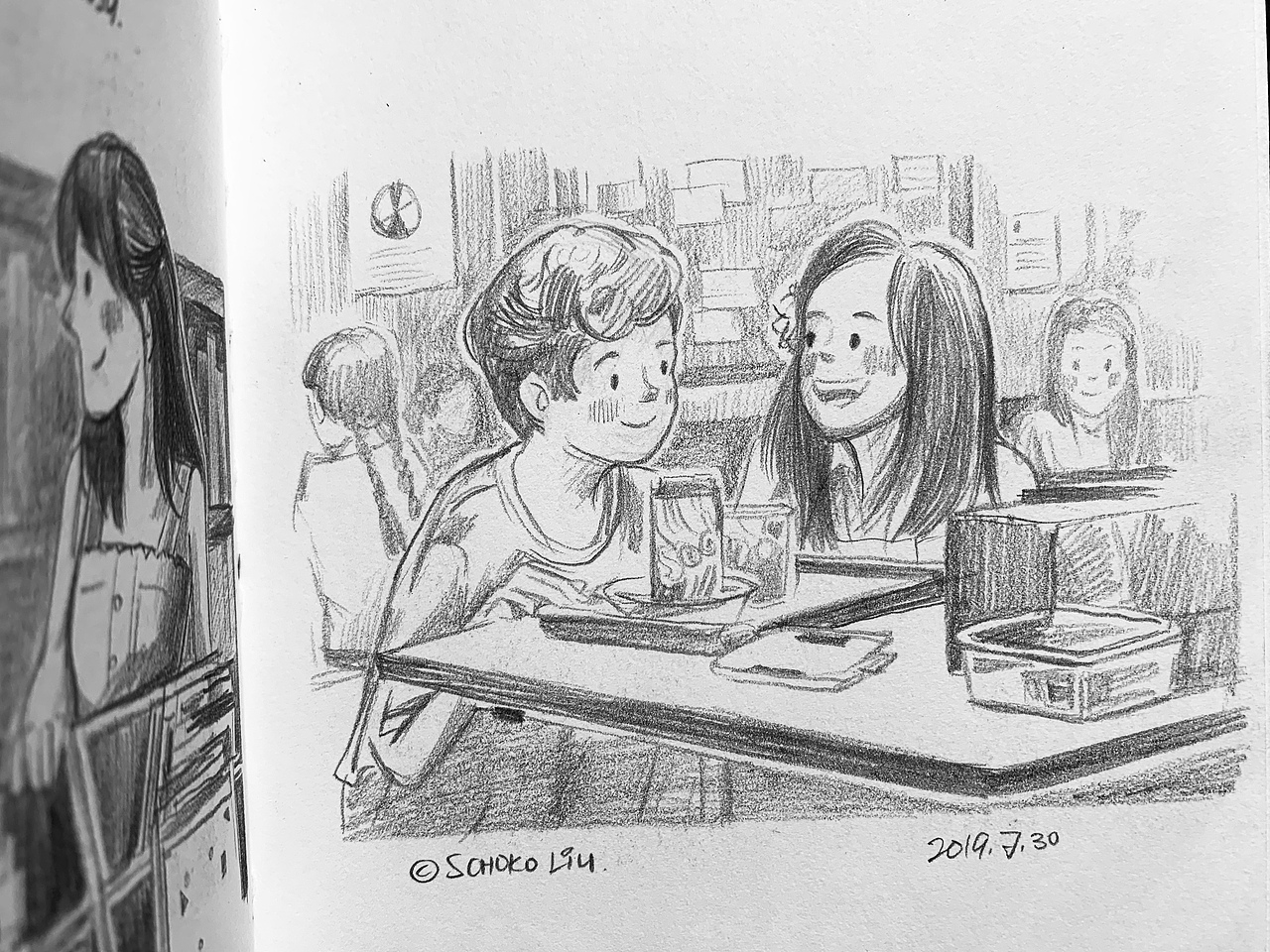 电影场景速写练习