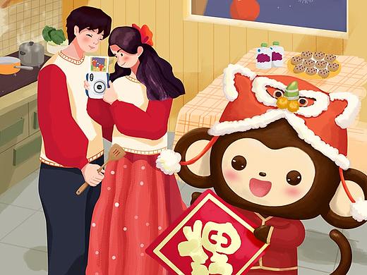 小皮虎年新年海报