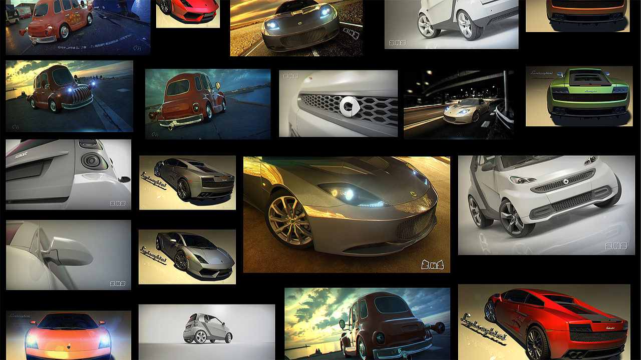 阶段汽车作品总结 附：短片（图ZMTAyMzk3MDA=） - 机械/交通 - 站酷设计师_海绵身上好多洞原创素材 - 站酷ZCOOL