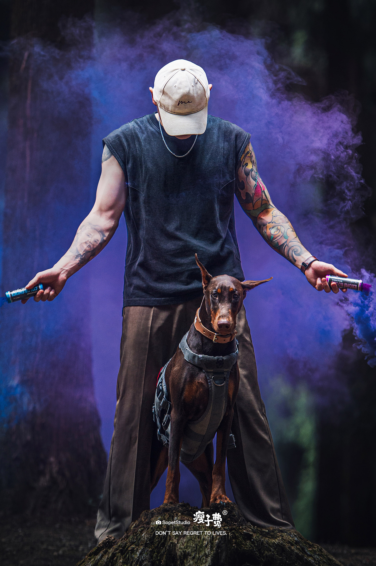 杜宾犬（图ZMzc1NjgwODQ0） - 宠物摄影 - 站酷设计师宠物摄影师瘦子费原创素材 - 站酷ZCOOL