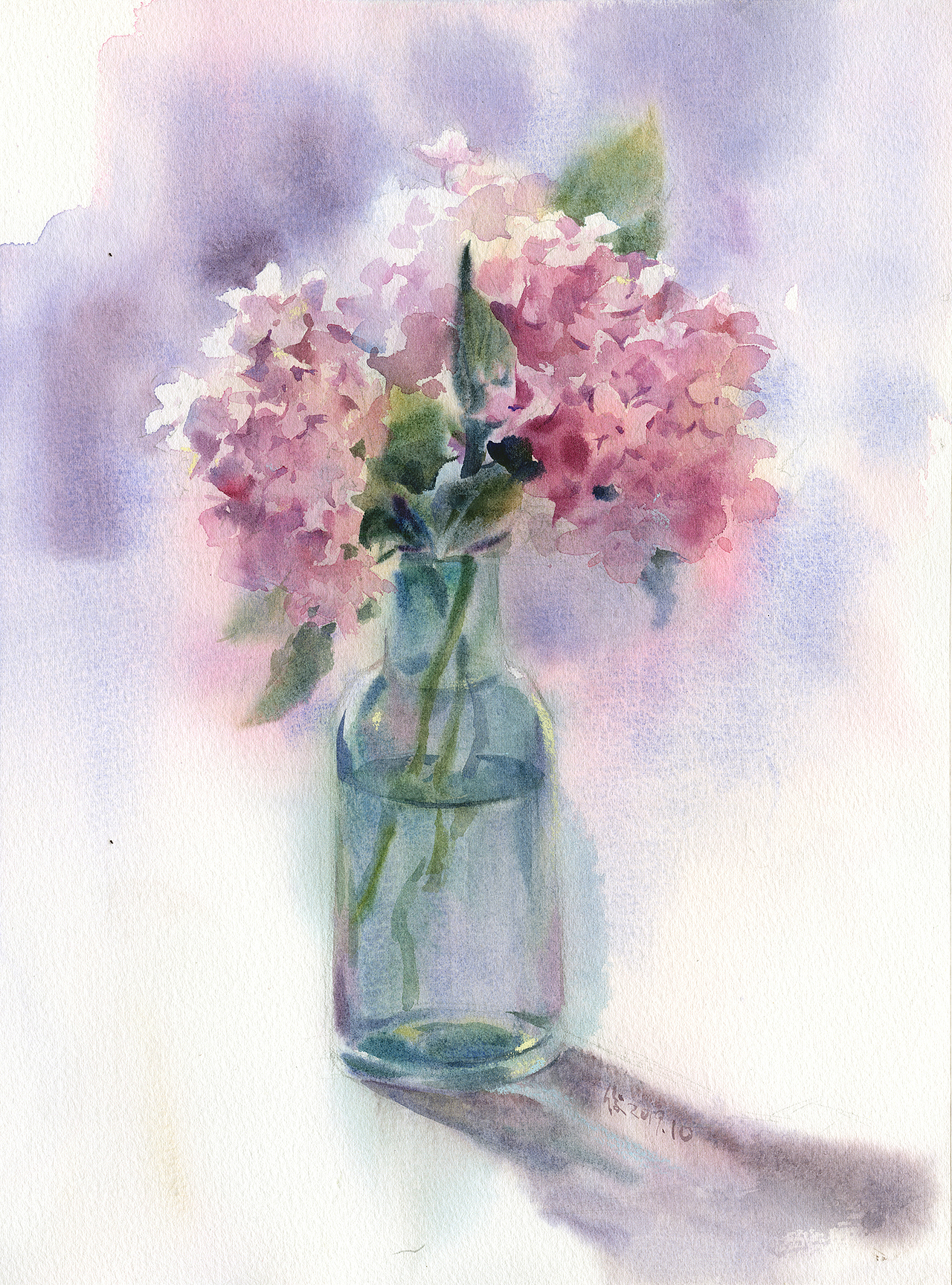 《玻璃瓶花》系列一