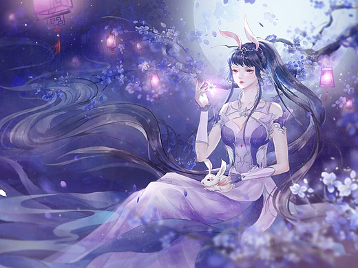 古风插画九尾碧瑶