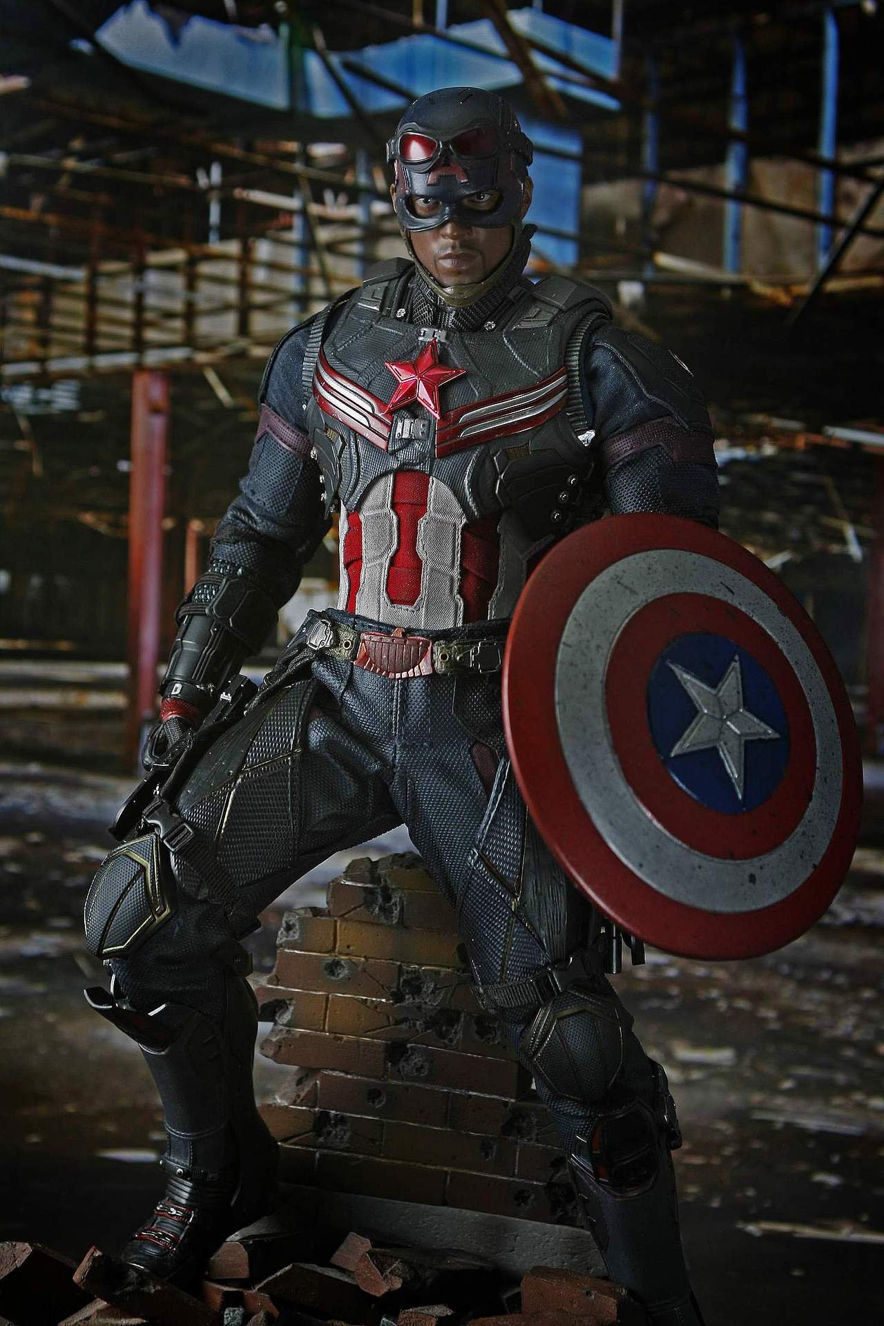 眉间白火的臆造自d之猎鹰美国队长