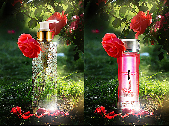 化妆品广告图练习