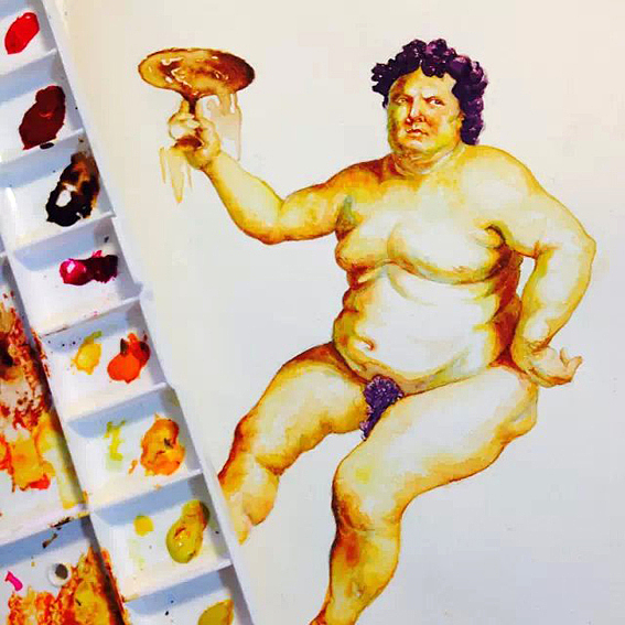 认真的玩儿半认真的画
