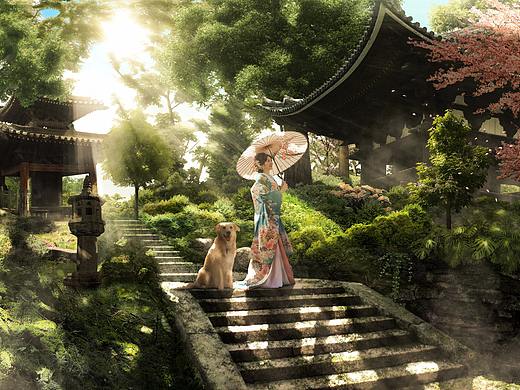 《AntiQue花菇凉》古风创意合成海报