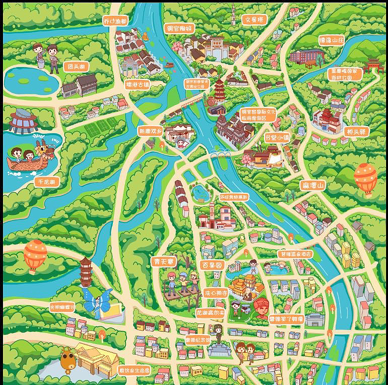 手绘地图怎么画(干货来了)(图ZMzM1NjQ0Mzky) - 商业插画 - 站酷设计师手绘地图原创素材 - 站酷ZCOOL