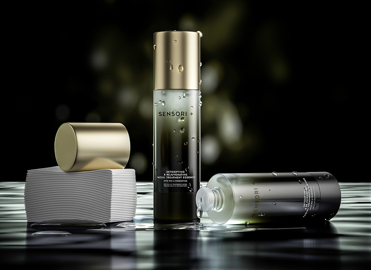 护肤品C4D建模渲染2