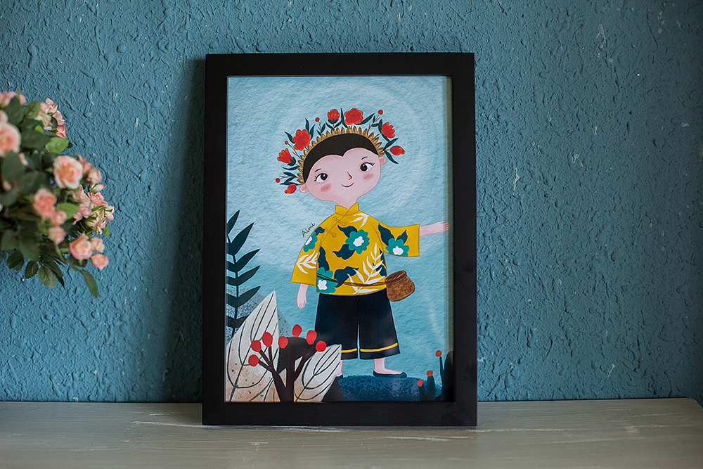 原创闽南蟳埔女形象（图ZODAwMDU4OTY=） - 商业插画 - 站酷设计师鱼笑原创素材 - 站酷ZCOOL