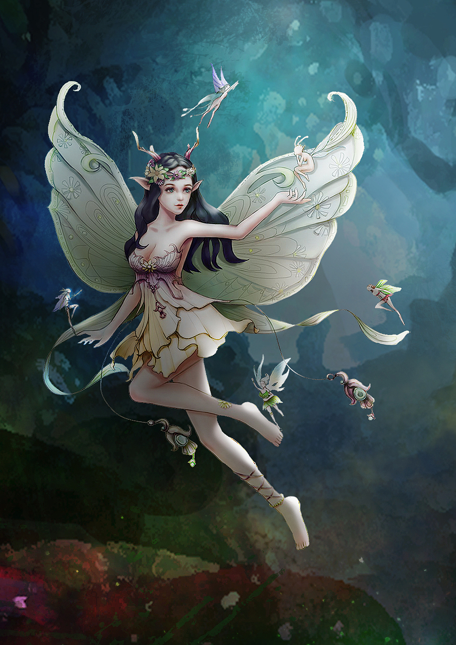 森之灵（图ZMTA5MjU1MTQw） - 创作习作 - 站酷设计师ZMD梦蝶原创素材 - 站酷ZCOOL