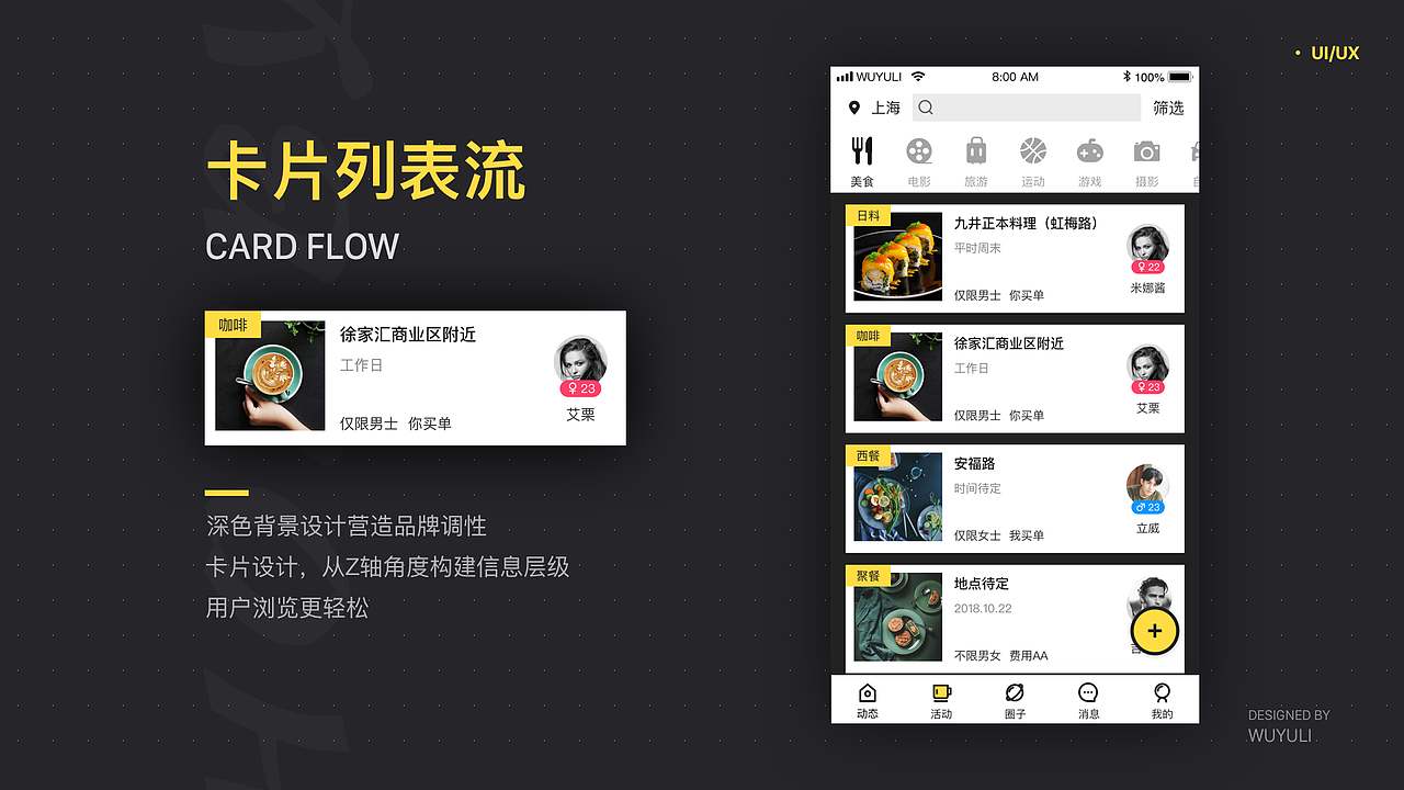 概念社交产品（图ZMTQ0NDQ2OTAw） - APP界面 - 站酷设计师lawrywu原创素材 - 站酷ZCOOL