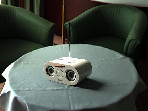 瓦力FM桌面音箱