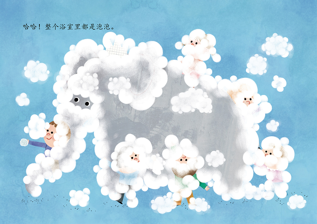 大象（图ZMTQxNTY5Mzc2） - 儿童插画 - 站酷设计师李庆丹原创素材 - 站酷ZCOOL