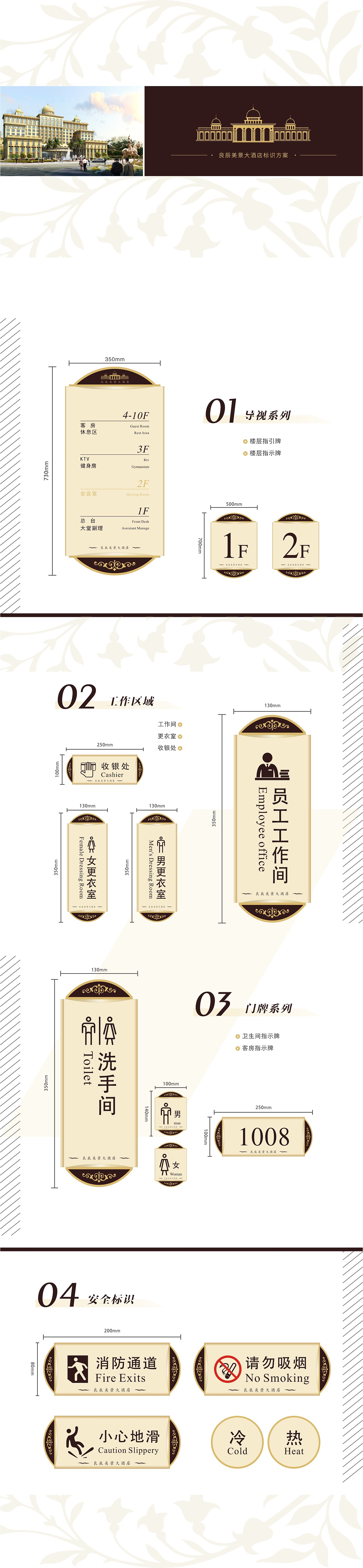 《良辰美景大酒店导视系统设计方案》（图ZMTg1MDgzNTY4） - 商业空间设计 - 站酷设计师卢饱饱吃不饱原创素材 - 站酷ZCOOL