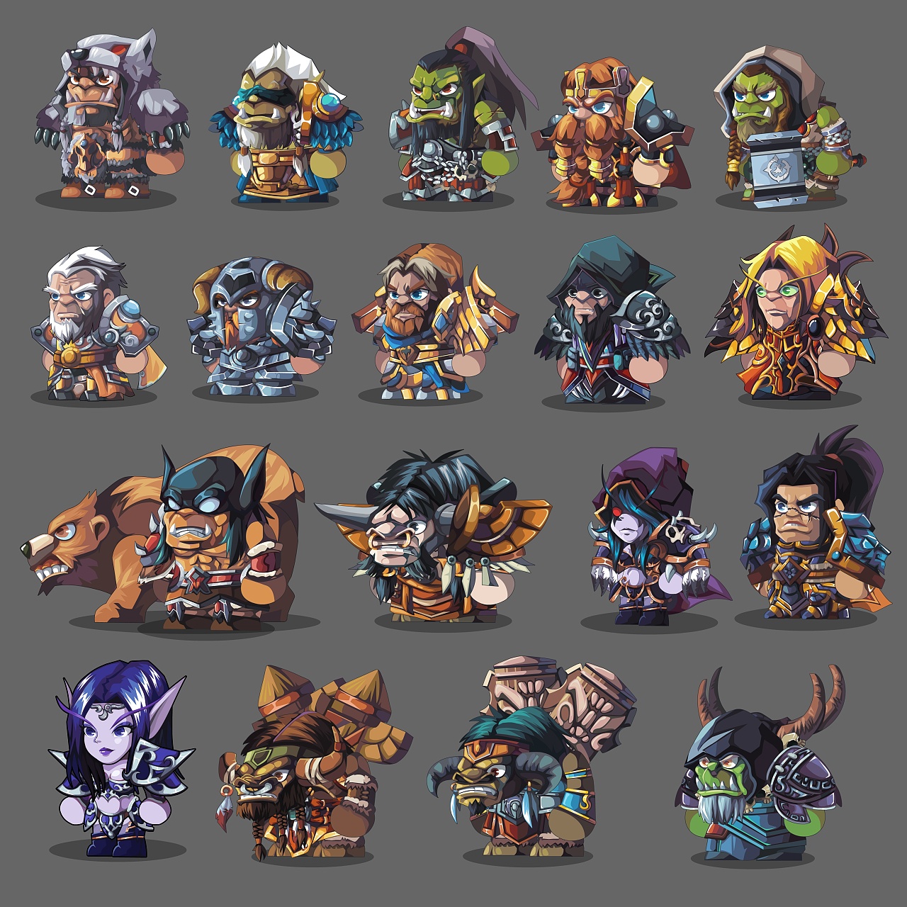 [魔兽风暴]英雄角色模型设定