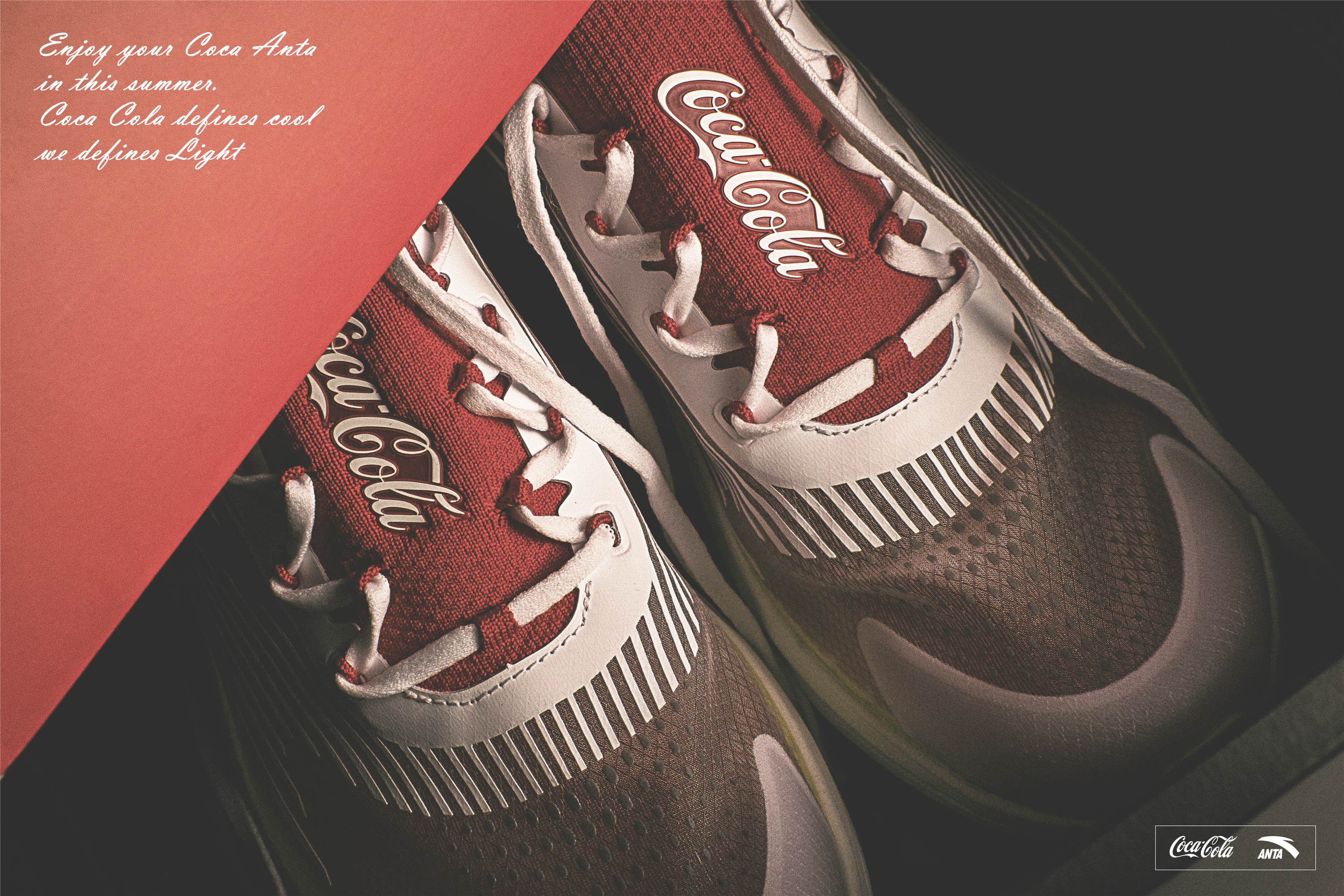 安踏氢跑鞋x可口可乐