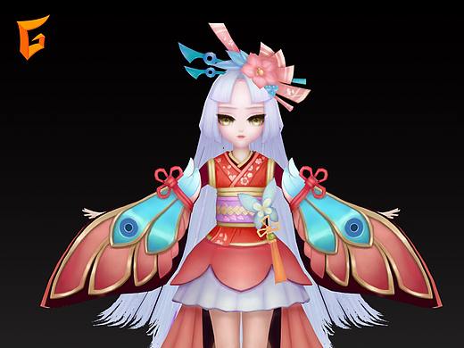 奇迹曼特0基础学员------3D游戏美术 孙艺珊Q版角