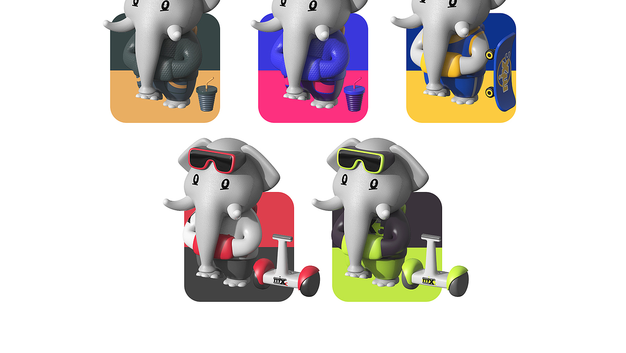 万象生活-衣食住行-象仔仔IP设计