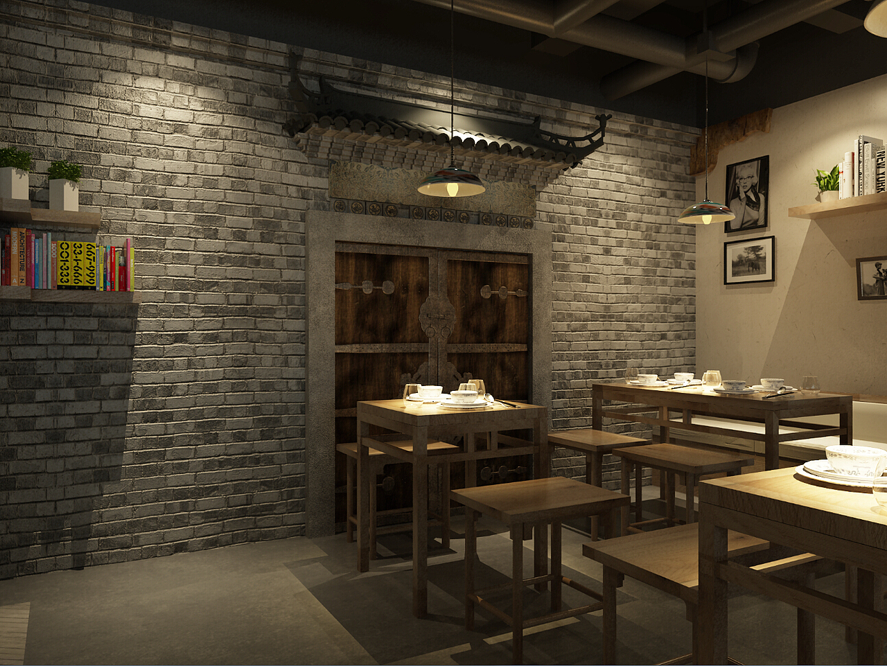 秦人美食陕西美食方案VI